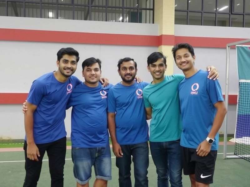 Squash player in action during a national tournament in India